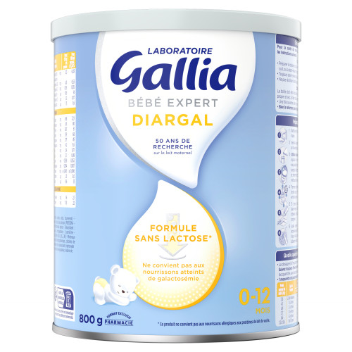 Gallia Expert Diargal 800g - Lait Infantile Anti-Diarrhée