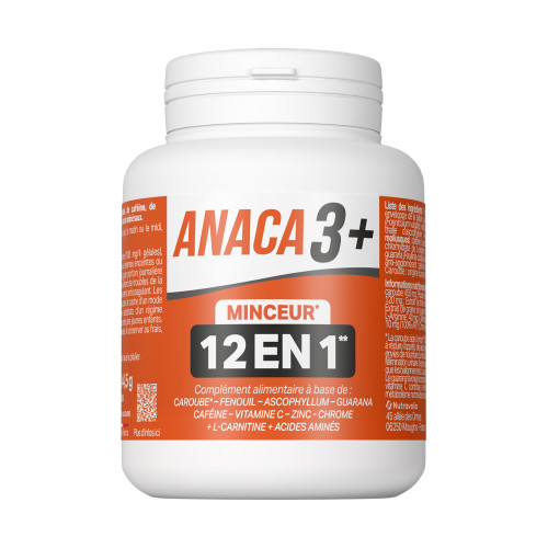 ANACA3 Minceur 12 en 1 120 Gélules - Boostez votre perte de poids