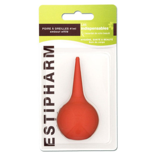 Estipharm Poire à Oreilles Embout Effilé 1 Boite - Nettoyage Oreilles