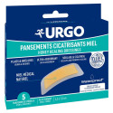 URGO Pansements Miel Cicatrisants 5 pièces - Soin Brûlures et Plaies