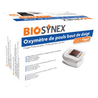Oxymètre Doigt BIOSYNEX 1 Boite - Surveillance Oxygène Sanguin