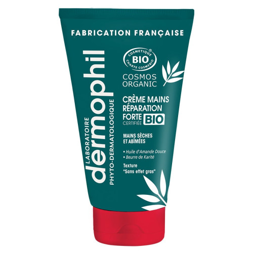 Dermophil Crème Mains Bio 75ml - Réparation Forte