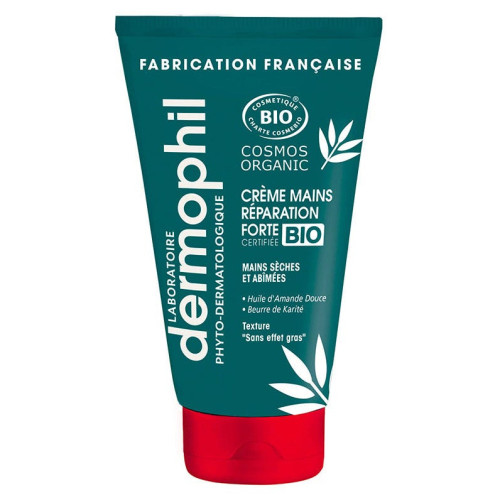 Dermophil Crème Mains Bio 75ml - Réparation Forte