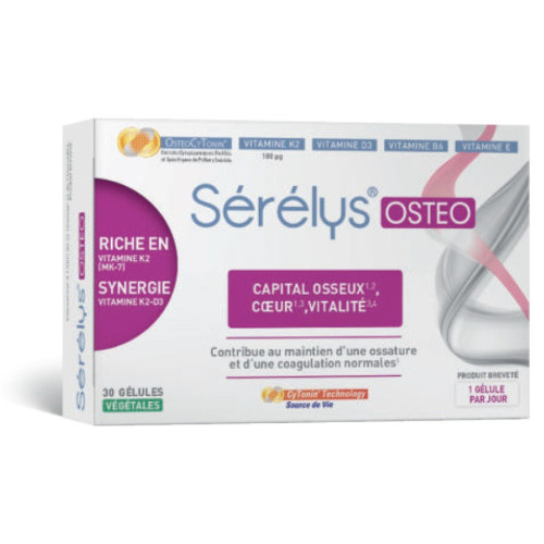 SERELYS Osteo 30 Gélules - Vitalité et Résistance Osseuse