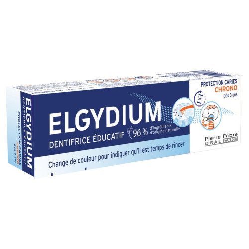 ELGYDIUM Kid Pâte Dentifrice Chrono Timer 50ml - Brossage Optimal