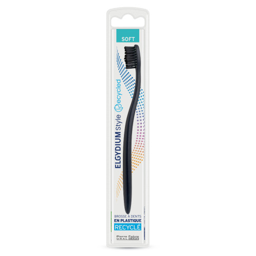 ELGYDIUM Brosse à Dents Soft Recyclée - Hygiène Dentaire