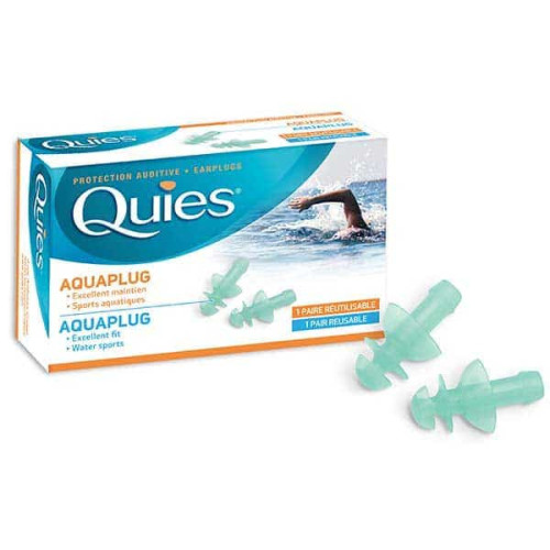QUIES Aquaplug Protection Auditive 1 Paire - Confort Etanchéité