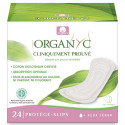 Organyc Protège-Slips 24 - Doux, Bio, Hypoallergénique, Vegan