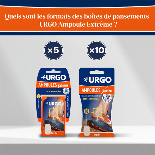 URGO Ampoules Extrême 5 Pansements - Cicatrisation Rapide