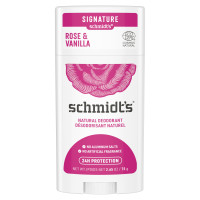 Schmidt's Déo Stick Naturel Rose Vanille 75g - Protection 24h, Vegan