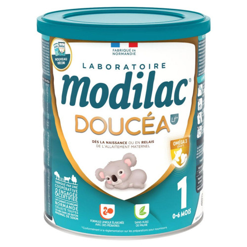 MODILAC Doucéa Lait 1er Âge 820g - Omega 3, Sans Huile de Palme