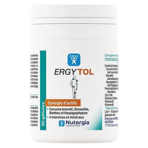 NUTERGIA Ergytol 30 Gélules - Confort Articulations et Digestion