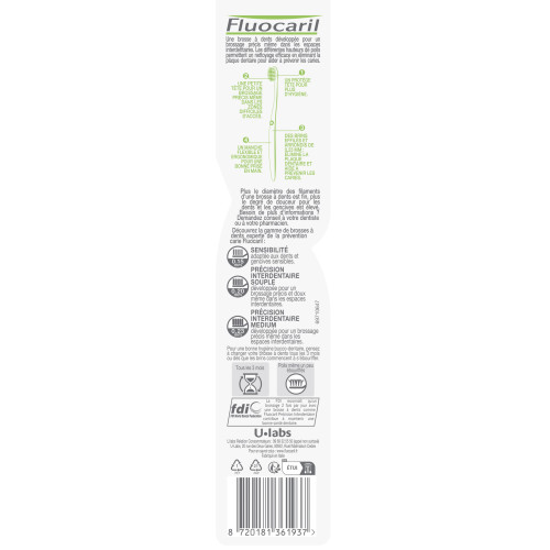 Brosse Interdentaire Médium Fluocaril - Nettoyage Précis et Efficace