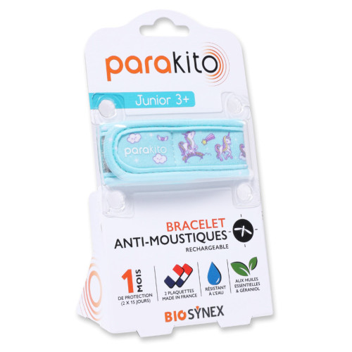 PARAKITO Bracelet Anti-Moustiques Junior Licornes