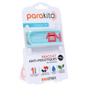 PARAKITO Bracelet Anti-Moustiques Junior Bleu - Protection 15 jours