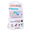 PARAKITO Bracelet Anti-Moustiques Junior Rose - Protection Naturelle