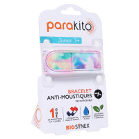 PARAKITO Bracelet Anti-Moustiques Junior Rose - Protection Naturelle