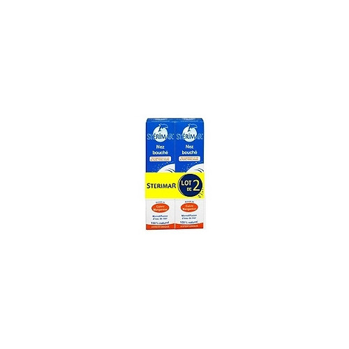 STERIMAR Nez Bouché 2x100ml - Décongestion Rapide