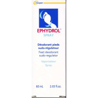 Ephydrol déodorant spray pieds 60ml