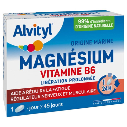 Magnésium Vitamine B6 45 Comprimés