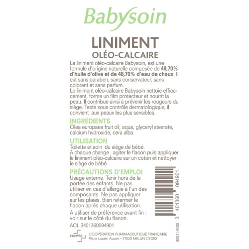 Liniment Oléo-Calcaire 250 ml