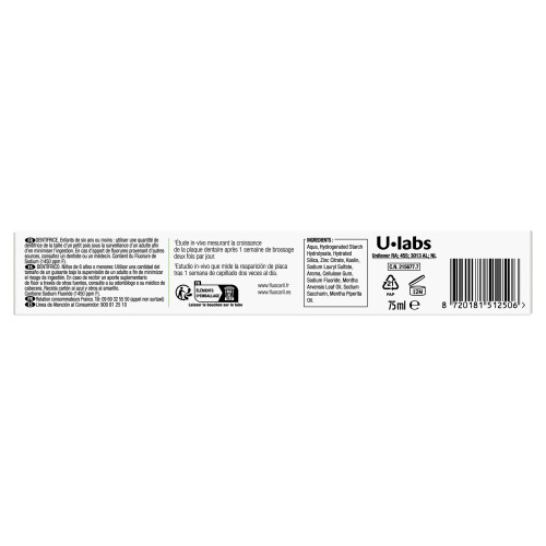 Dentifrice Blancheur Zinc + Fluor 75 ml