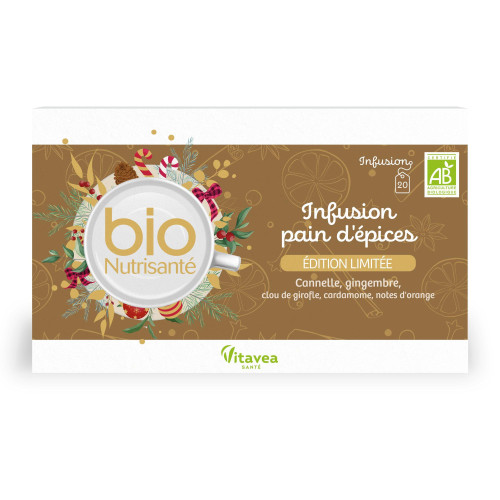Infusion bio Pain D'épices 20 sachets