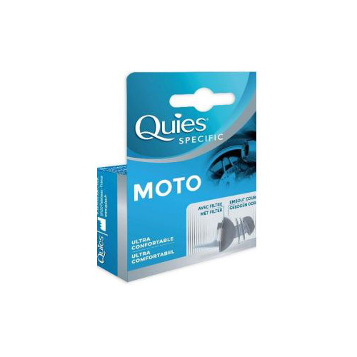 Quies Protection Auditive Moto 1 Paire Confort et Sécurité - Pharma360