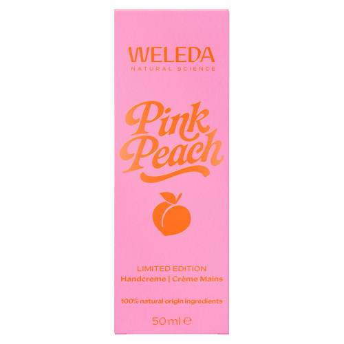 Weleda CR Mains Rose Pêche - Hydratation légère & parfum fruité