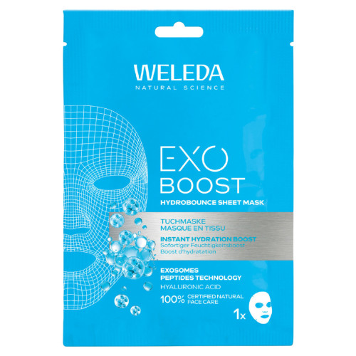 WELEDA Masque Hydrobounce : Hydratation Instantanée & Éclat Glowy