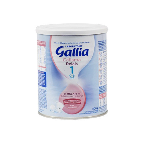 Gallia Calisma Relais 1 : Lait pdr 0-6 mois, riche en oméga 3