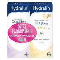 Hydralin Lot Apaisa et Gyn 2x200 mL - Soins intimes