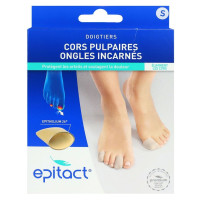 EPITACT Doigtiers Ajustables M26mm - Soulage Douleurs Cors