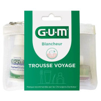 GUM Kit Voyage Blancheur 1 Kit - Hygiène Orale Parfaite avec