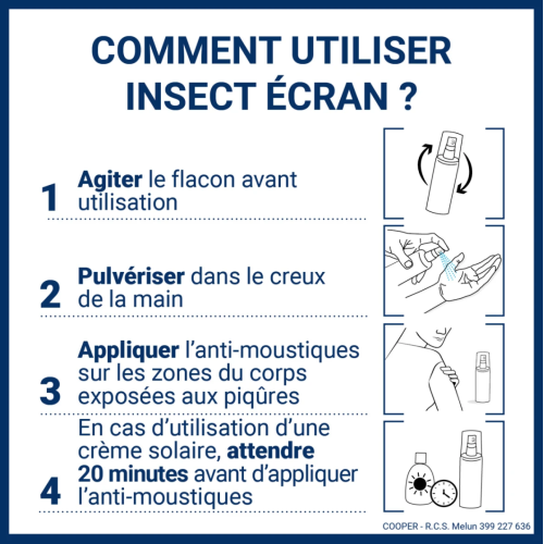 Insect Ecran Zones Infestées 100ml - Protection puissante