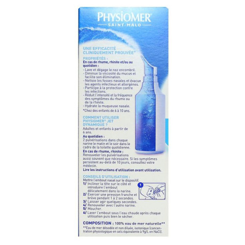 Physiomer Solution Nasale 135mL - Nettoyage et Protection Nasale