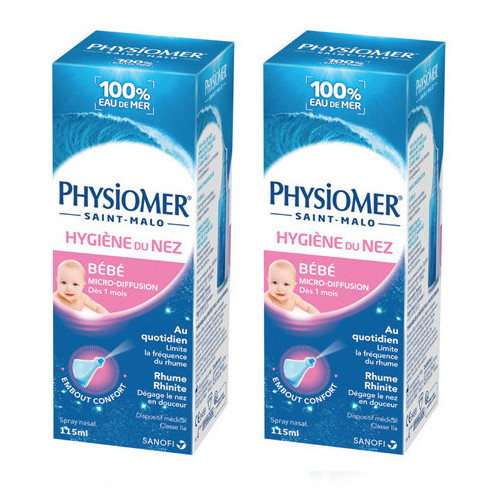Physiomer Spray Nasal Nourrisson 115mL - Nettoie et Protège