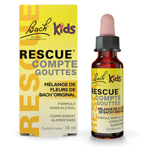 Fleurs de Bach Rescue Kids 10ml - Apaisement naturel pour enfants