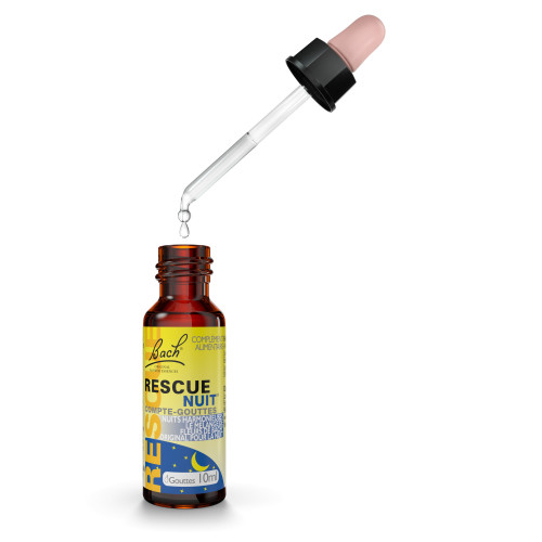 Fleurs de Bach Rescue Nuit 10ml - Sommeil paisible avec
