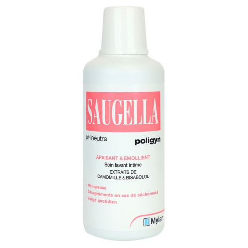 Saugella Poligyn 250mL - Hygiène Intime Douce pour Femmes Ménopausées