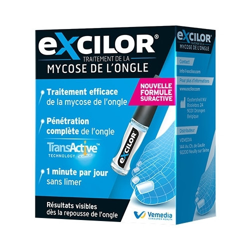 Excilor Solution Mycose Ongle 33mL - Traitement efficace