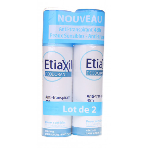 ETIAXIL Déodorant spray Lot de 2-7269