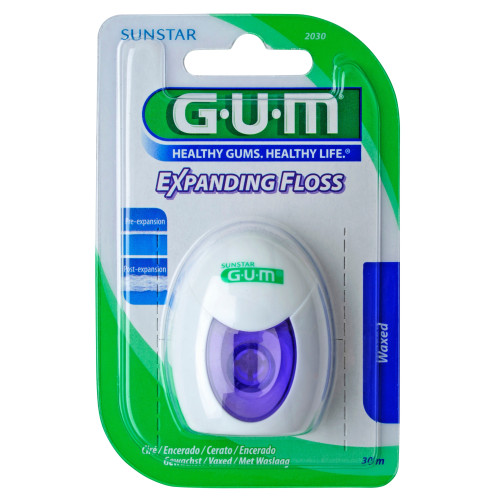 GUM Expanding Floss 30M - Soin Gencives Sensibles Parapharmacie