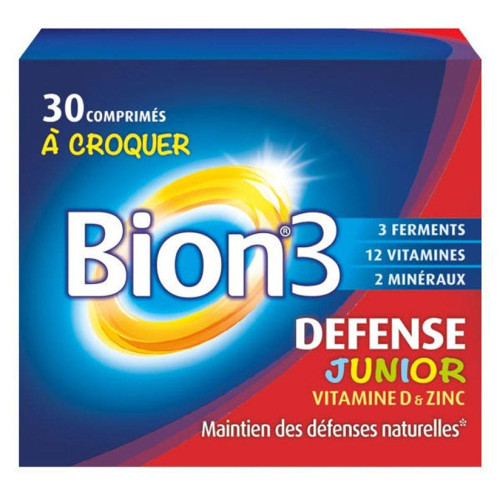 BION Junior 90 Comprimés - Boost Vitalité et Défenses