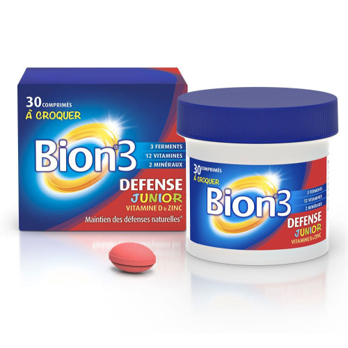 BION Junior 90 Comprimés - Boost Vitalité et Défenses
