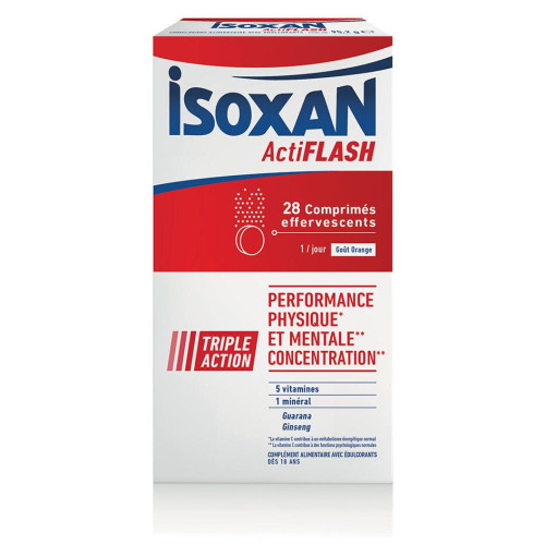 Isoxan Actiflash 28 Comprimés Orange
