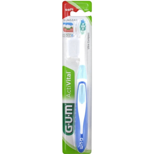 GUM Activital Brosse Souple Ultra Compacte 585 - Prévention Gingivite