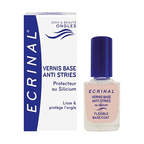 ECRINAL Vernis Base Anti-stries 10mL - Lisse et Protège Ongles