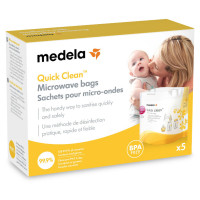 MEDELA Quick Clean Sachets Stérilisation Boîte 5 - Efficace 3min