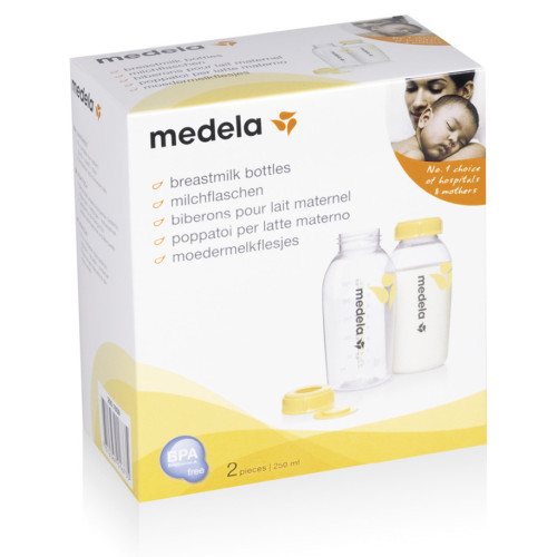 MEDELA Biberons Lait Maternel 250mL - Sûrs et Flexibles